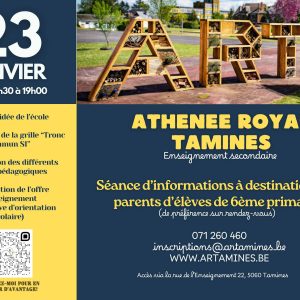 Séance d&rsquo;informations à destination des parents d&rsquo;élèves de 6e primaire – 23 janvier 2026